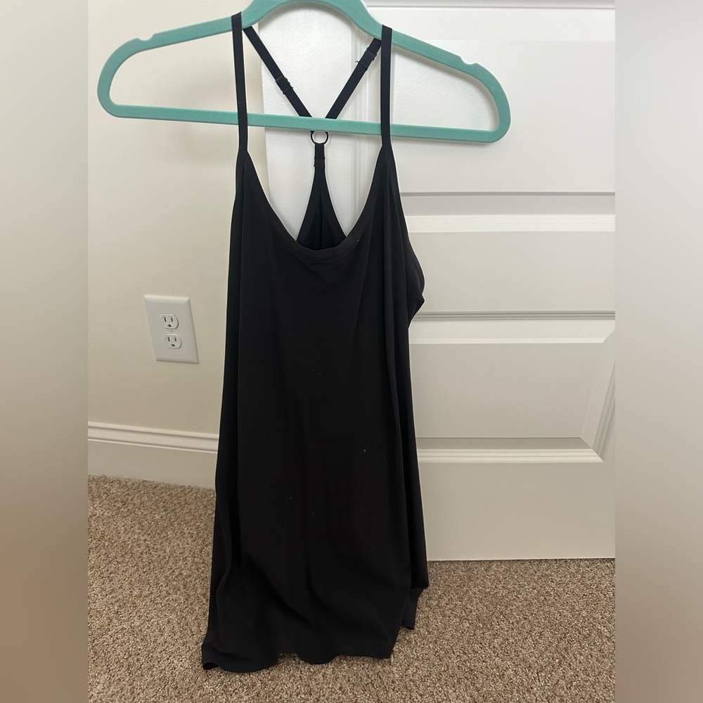 Outdoor Voices Black Backless Camisole Top